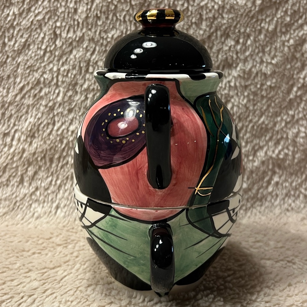 SWAK Lynda Corneille Clancy The Cat Signed Teapot - Picture 3 of 16